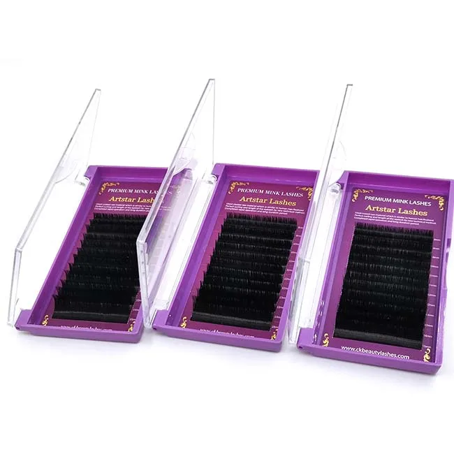 

Wholesale Volume Fans Factory Provide 3D Best Lash Extension Easy Fan Blooming Lashes, Black