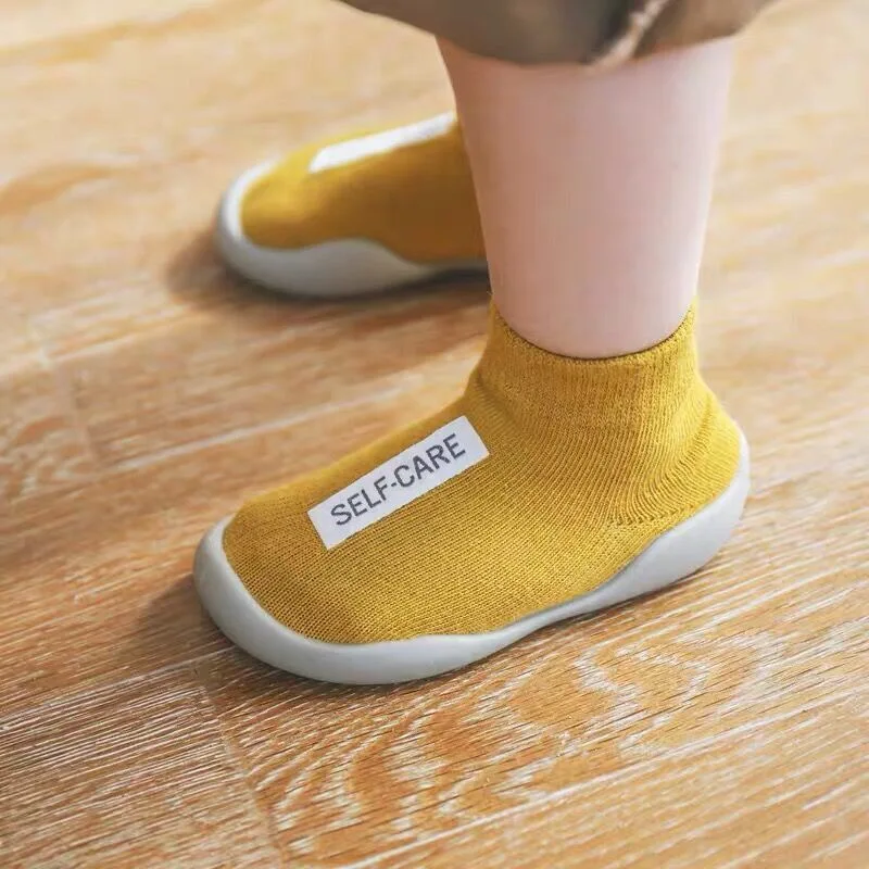 

Trendy Baby Walking Indoor Bedroom Shoes Soft Soled Anti Slip Self Care Sock Shoe Sock Tpe Sole Toddler