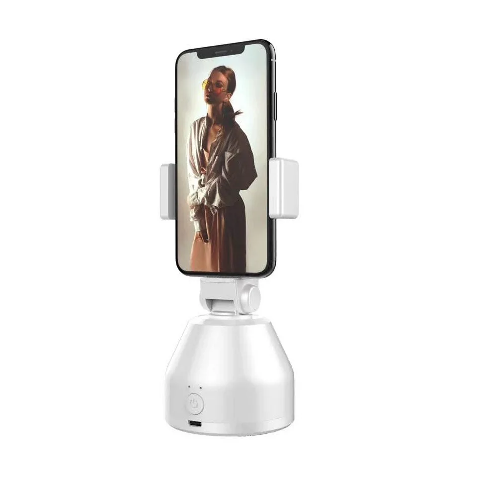 

Auto Tracking Mobile Phone Bracket Mount Smart Desktop Tripod Holder, Black/white