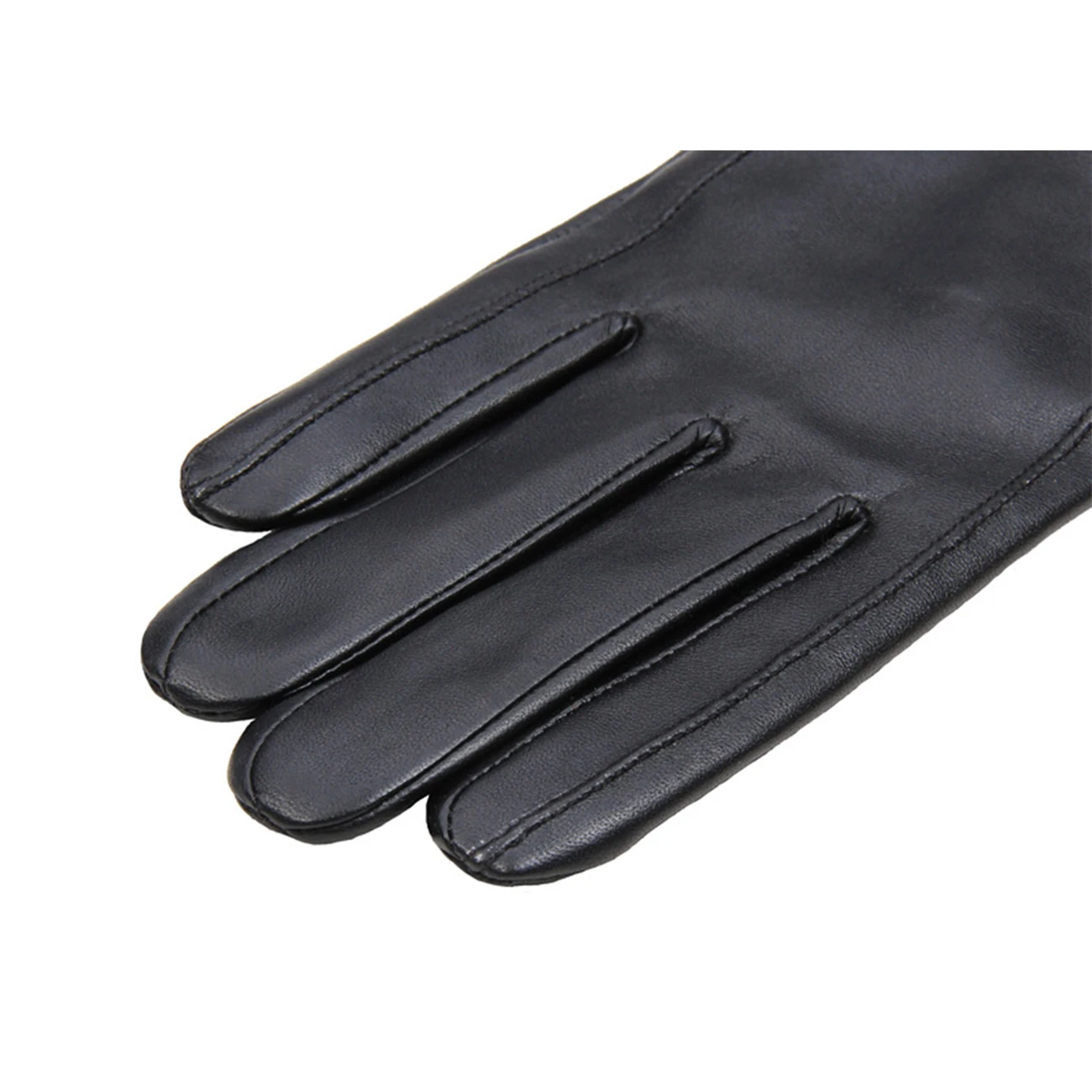 高级豪华软真正羊皮皮革驾驶手套与绝缘衬里 ptgm010