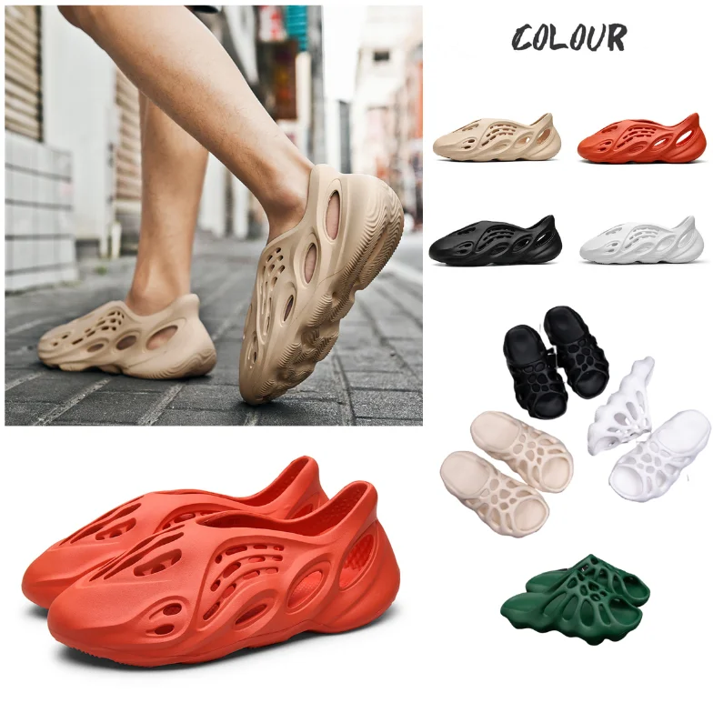 

Wholesale Men's And Women's Ins Anti-Slippery Hollowing Out Couple Beach Outdoor Sports Roman Shoes Sandals, Customized color