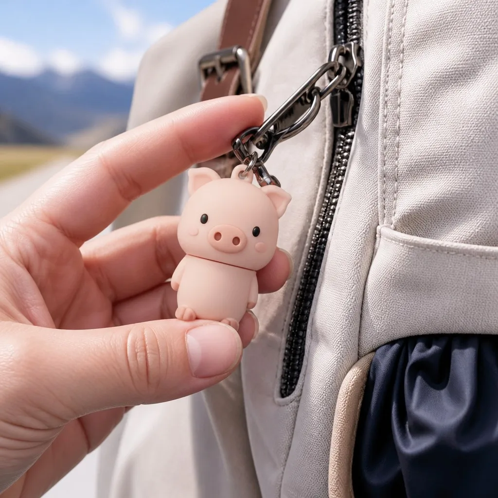 Backpack Zipper Charm Portability