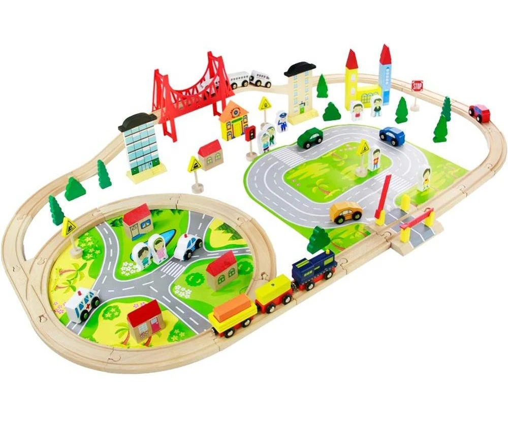 train track toy set