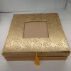 Accept Cake Gift food Pulp tray PU Leather inlaid furniture gem article lighter