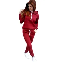 

Women's Long fleece Sleeve Hoodies Pure Color Ladies Pocket Hoodies Sport Coat Fashion Plus Size Hoodies