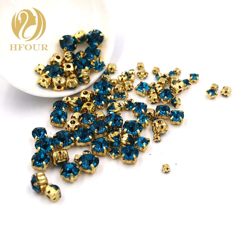Glass Sew on Stone Rhinestones for Cloths
