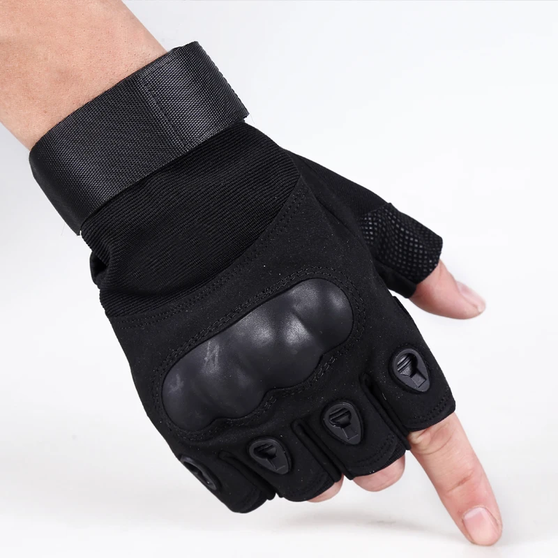Tactical Half-fingered Gloves Men's Special Forces Fitness Fighting Outdoor Mountaineering Riding Protective Gloves