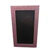 Customized luxury Rough Abrazine Canary Art paper magnetic-iron PVC window matting paper Bio-degradable box