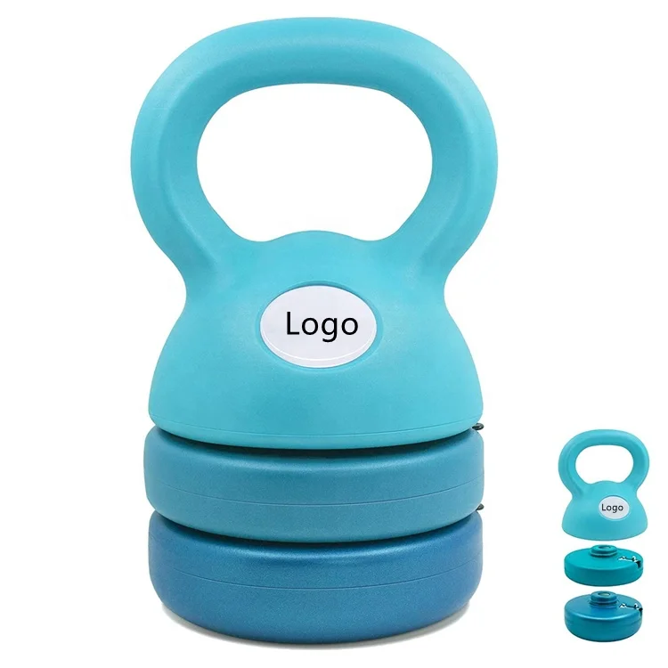 

Wellshow Sport Adjustable Kettlebell Weight Set for Home or Gym Body Workout and Meet Different Exercise Needs, Teal/pink