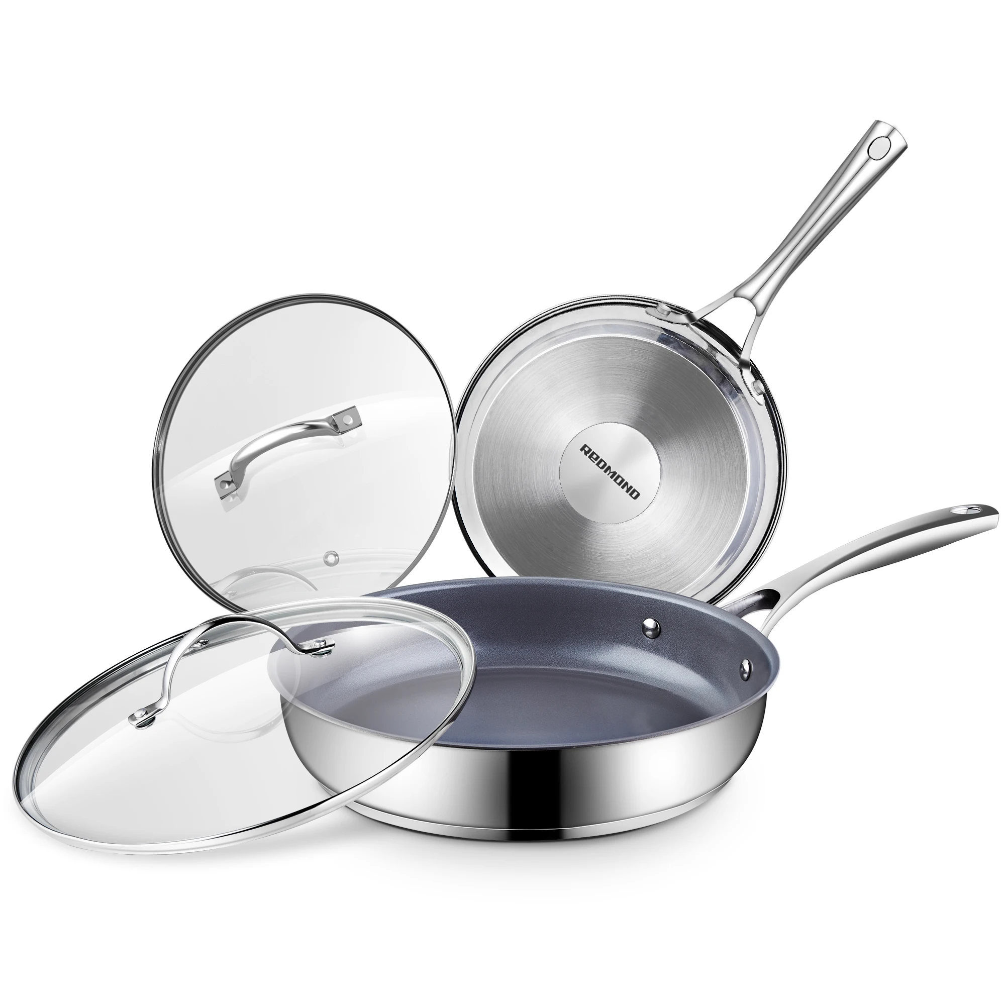 

REDMOND Kitchen Pressed Aluminium Stainless Steel Cooking Pots Ceramic Non Stick Cookware Set