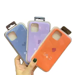 74 Colors Silicone Liquid Cases For Apple Iphone12