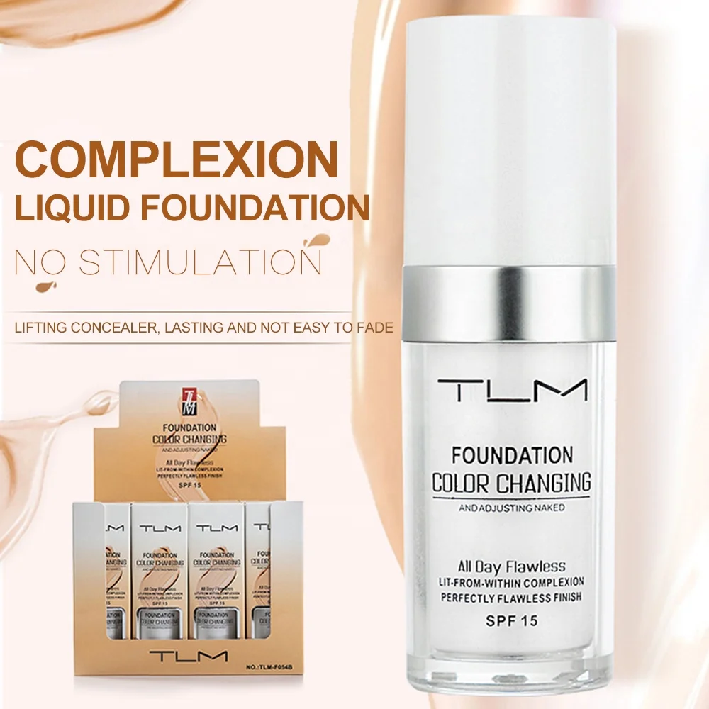 

30ml Magic Concealer Color Changing Foundation TLM Makeup Skin Tone Skin Care Foundation