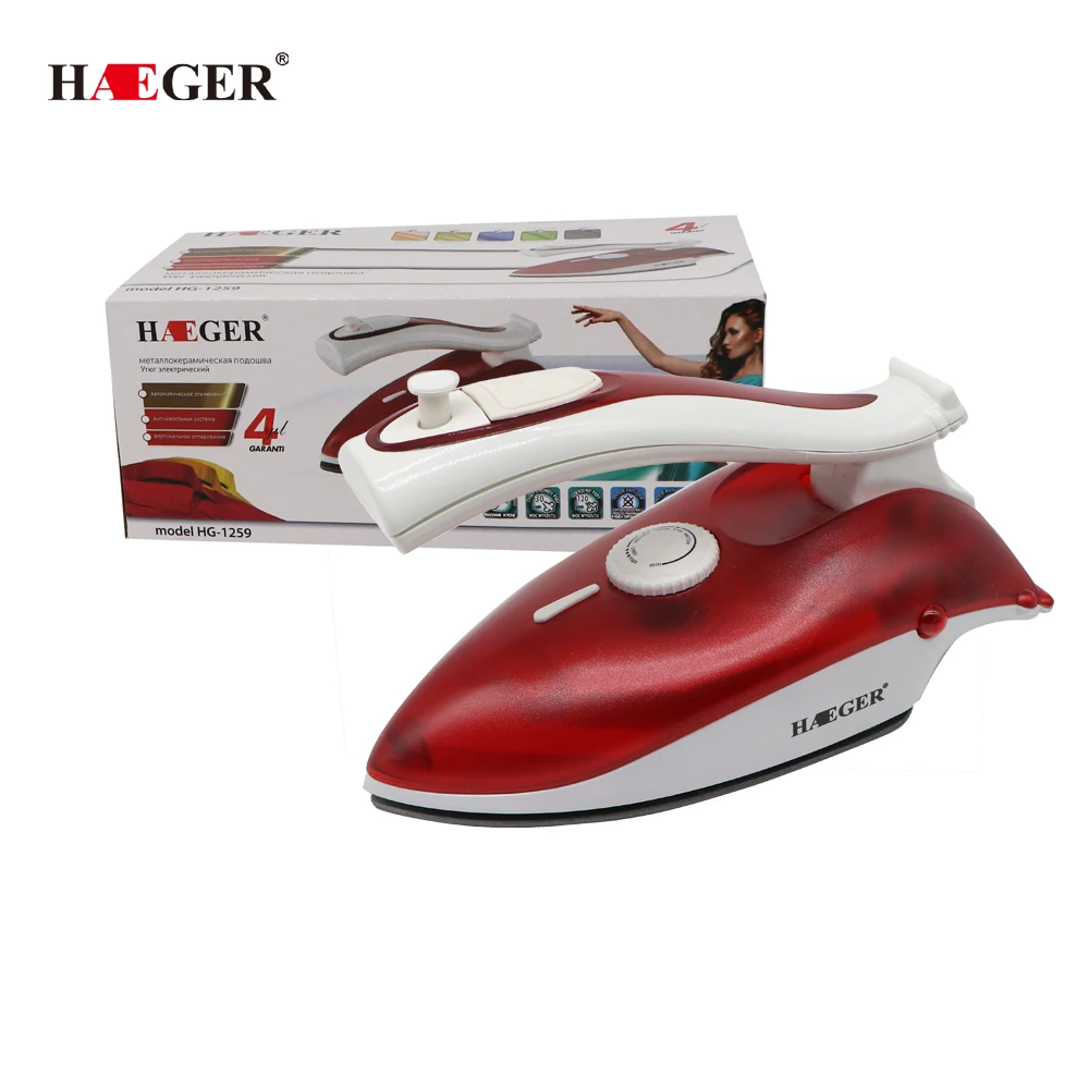 
HAEGER Travel Steam Iron Multifunction Electric Iron Steamer Mini Portable Handy Garment Steamer Iron 