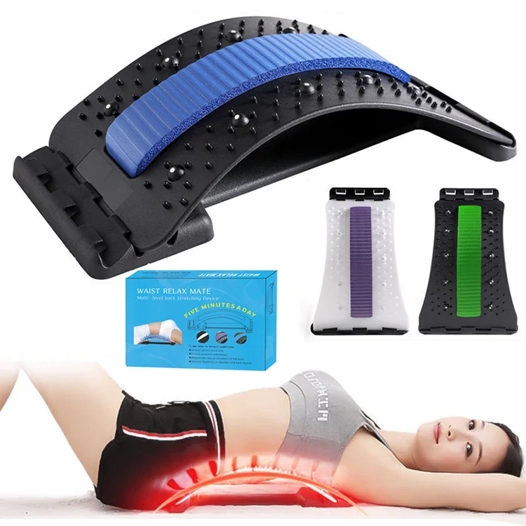 

Magnetic Therapy Back Stretcher Lumbar Support Lower Back Pain Relief Massager