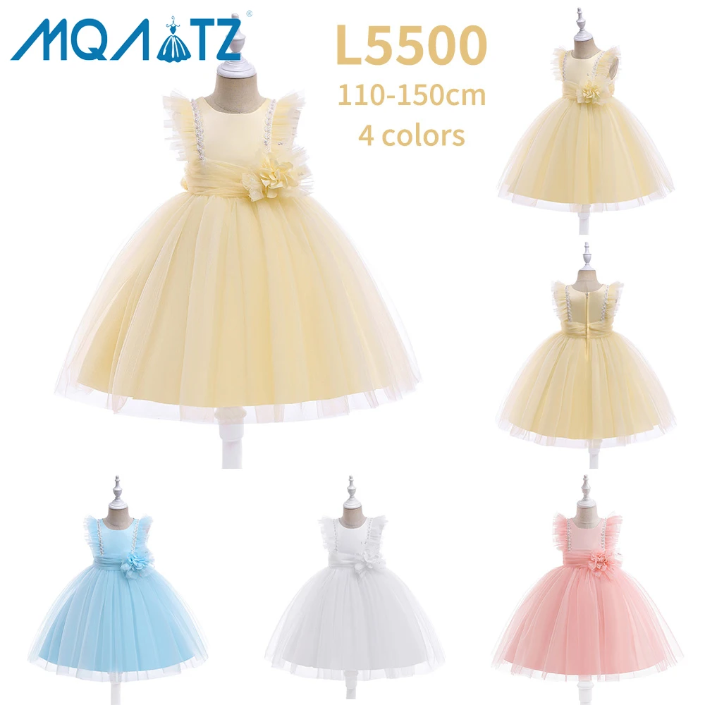 

MQATZ Girl Party Wear Dress Flower Girl Dress Party Birthday Dresses For Girls