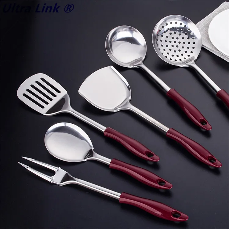 

Wholesale Stainless Steel Kitchen Utensil Set Kitchen Tools Cooking Utensil Set
