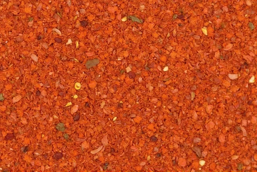 Delicious meal garnished with aleppo red pepper flakes
