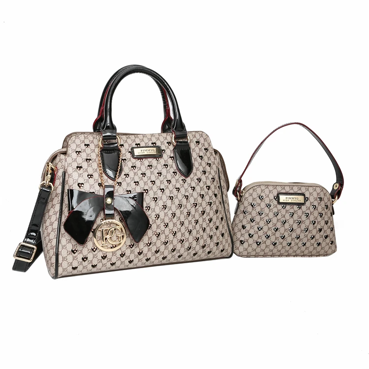 

Popular Crossbody Leather Handbag Women Bag Fashion Unique Clutch Shoulder OEM Fashionable Customized Logo 2 in 1 sets