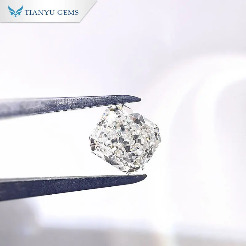 

Tianyu gems 2.51CT H VVS2 Radiant cut lab grown diamond cvd with IGI certificate for women wedding ring