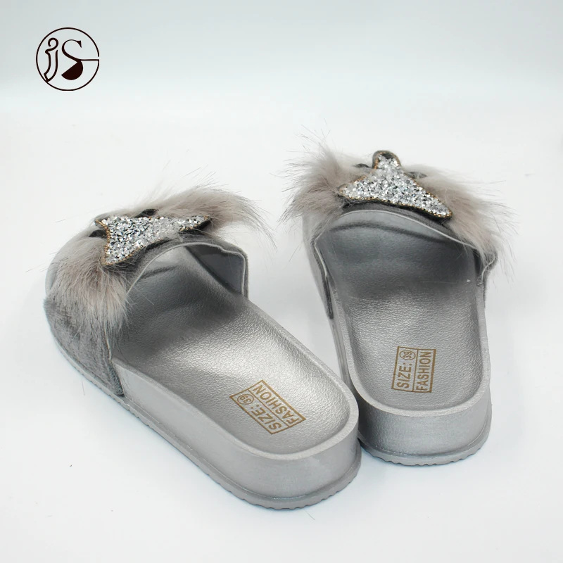 

Shoes women slippers comfortable cheap high quality slides women womens shoes furry slippers, Picture