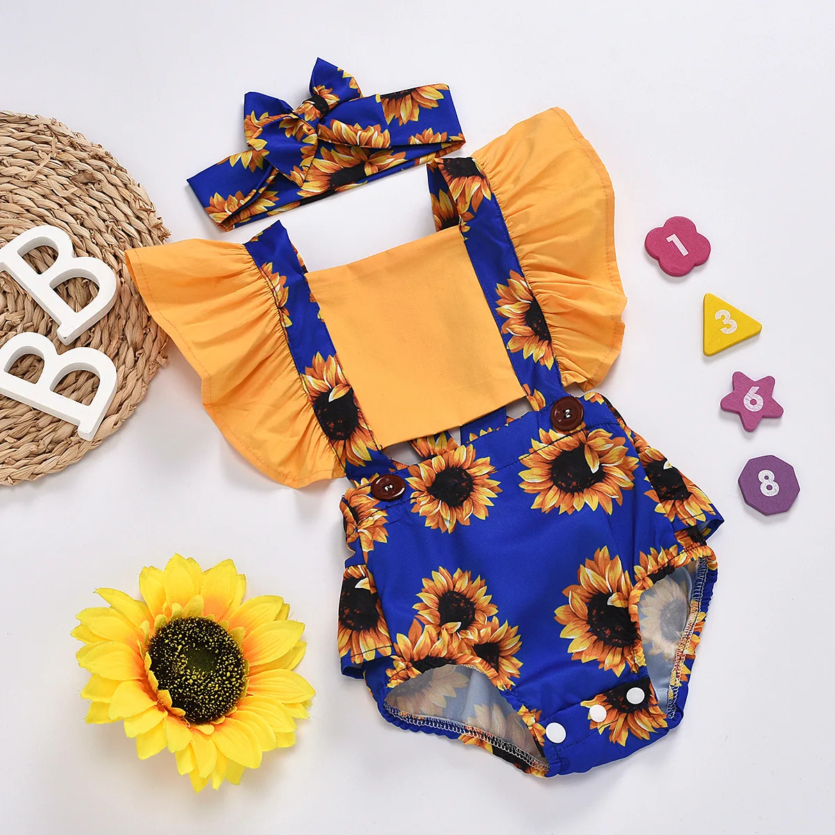 

Newborn 100% Cotton Kids Summer Rompers Baby Jumpsuit Different Printing Rompers, Customized color
