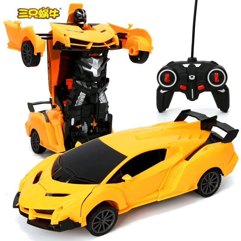 
1:16 LED rc Deformation Robot remote control car Transformation robot car toys for child 
