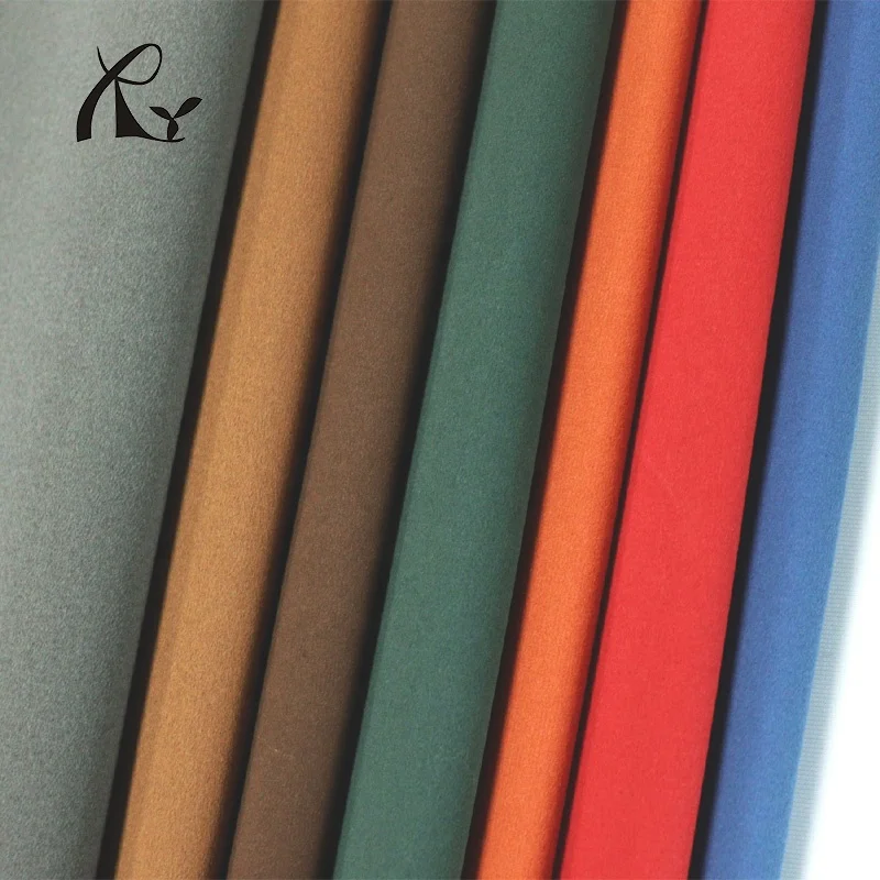 0.45mm Spot Suede Imitation Microfiber PU Leather for Electronic Packaging Phone Cases Notebook Decorative Sofas Bags Garments