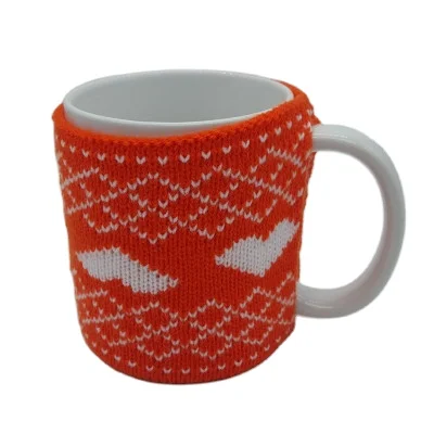 

Wholesale high quality creative sweater breakfast ceramic cups porcelain mug couple mug, As the picture show