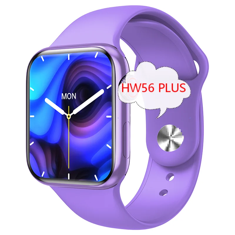 

Smartwatch HW56+PLUS 1.77 inch BT Call Multi-function Custom Dial Smart Watch reloj inteligente Series 6 for android ios I WO