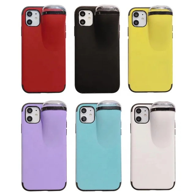 Shockproof 2 in 1 Earphone Phone For Iphone 11 Pro Max Case With For Airpods Holder