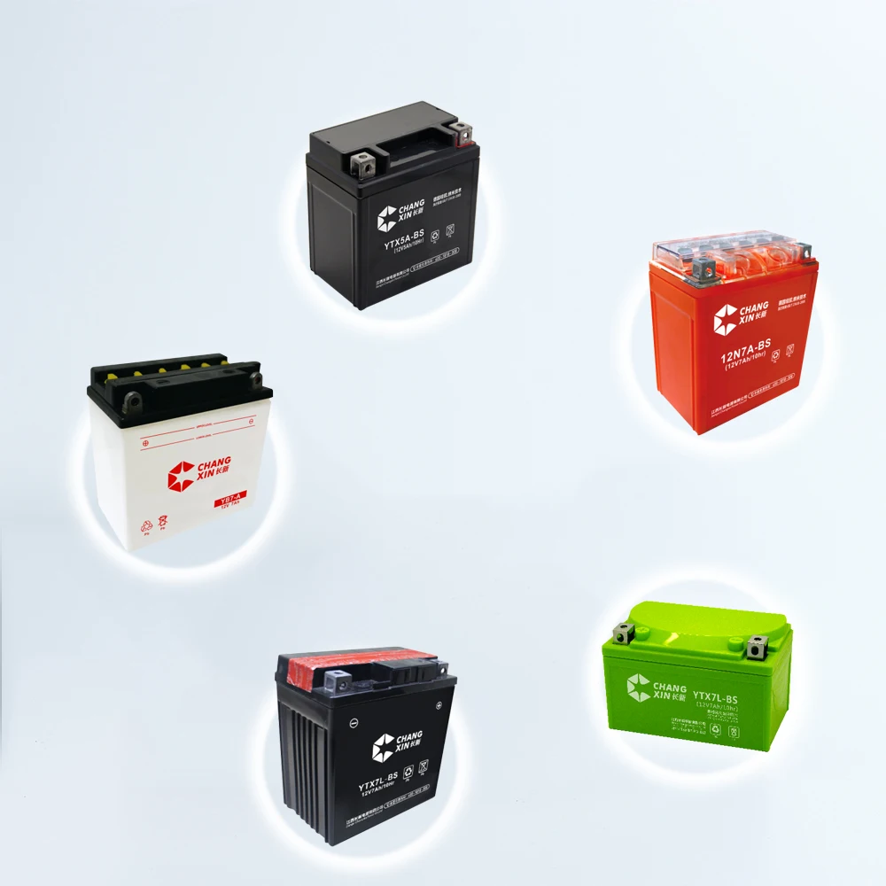 
Cheapest factory wholesale OEM 12V7AH MF green electric dry charged motorcycle battery 