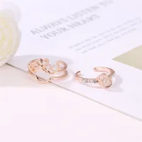 

2019 fashion 100 languages I love you projection ring personality opening couple ring