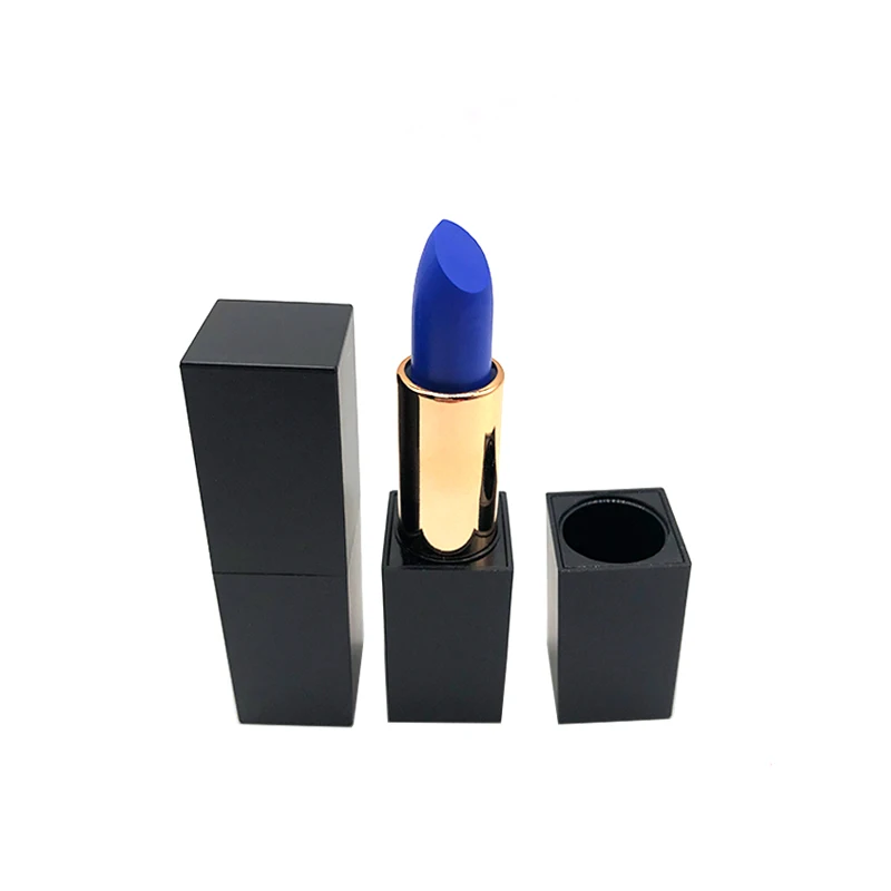 

Wholesale high pigment colorful lipstick waterproof blue lipstick, 25 colors