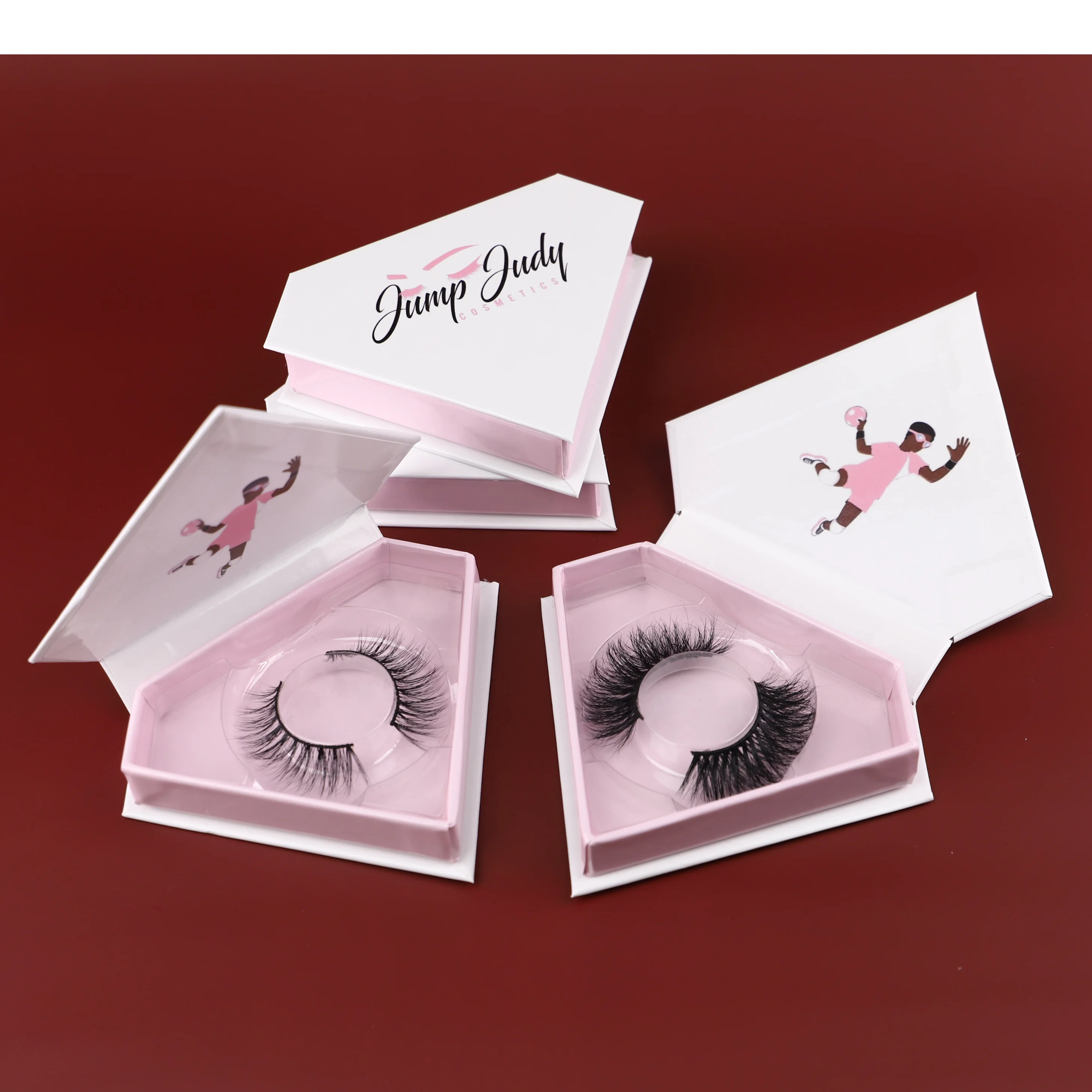 

wholesale price 3d mink eyelash false eyelash and box