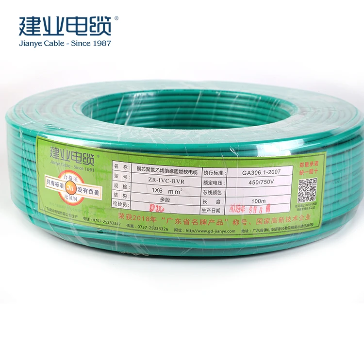 household flat 1 core bvvr cooper cable / building wire - ANKUX.COM