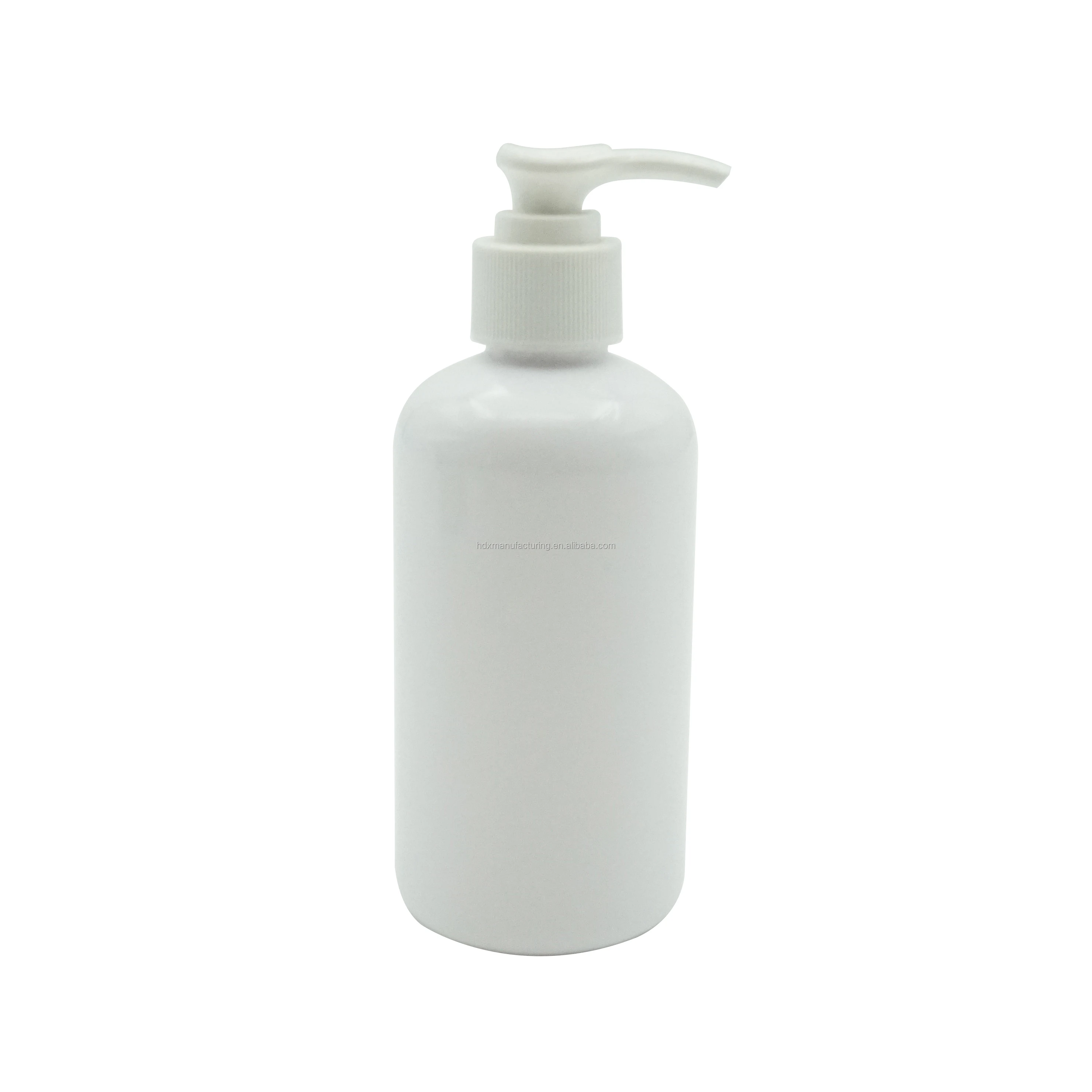 White Shampoo Bottle Haodexin Lotion Bottle With Silver Pump Dispenser ...