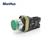 Manhua XB4 220VAC Red Push Button Switch With Light