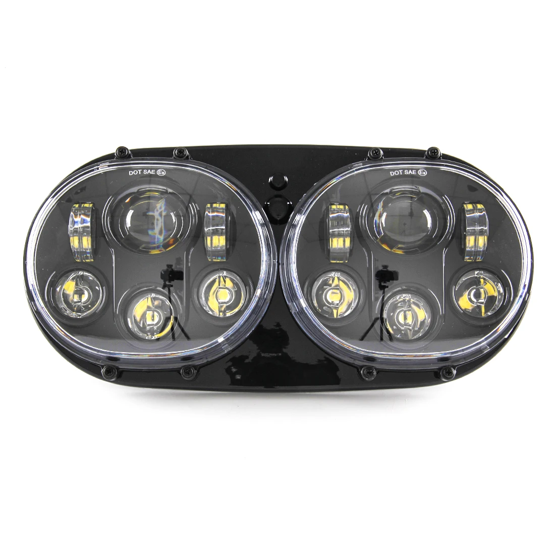 

Road Glide Motorcycle Headlight 5.75 Inch LED Double Headlight