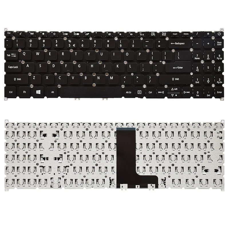 

Laptop Keyboard for Acer Aspire 1 A115-31.Aspire 3 A315-42G A315-54K N19C1 A315-54G A315-55G A315-56G, Black