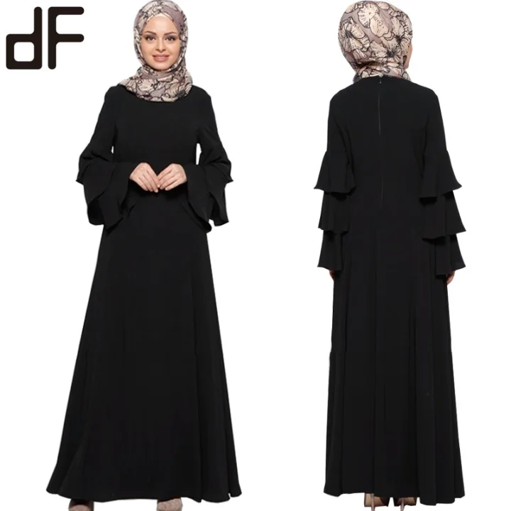 flared abaya designs