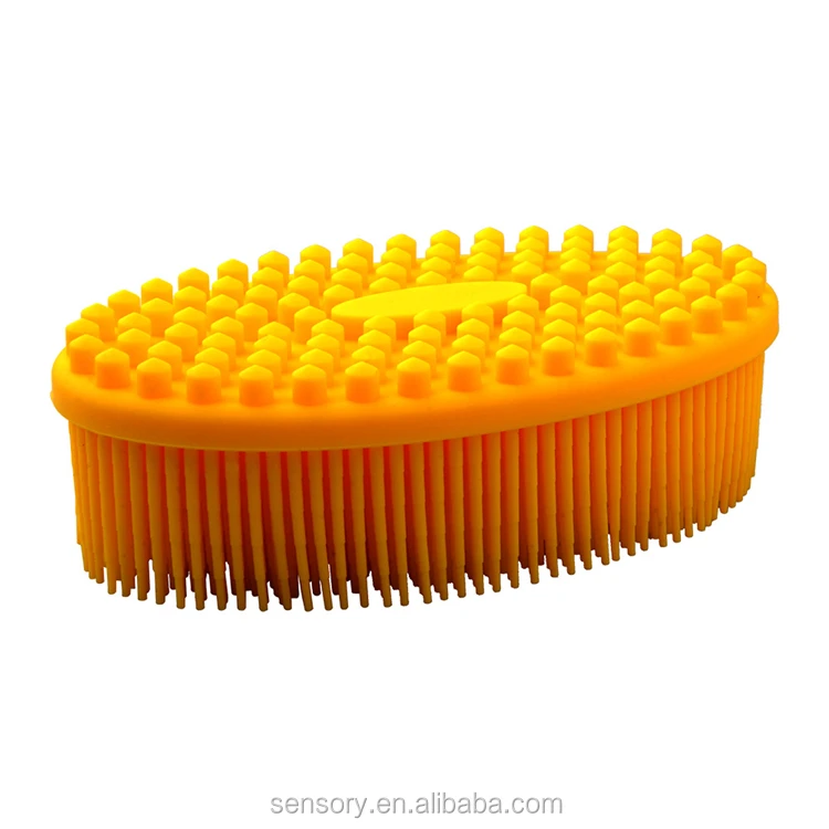 Super Soft Silicone Therapressure Sensory Body Brush For Autism Buy