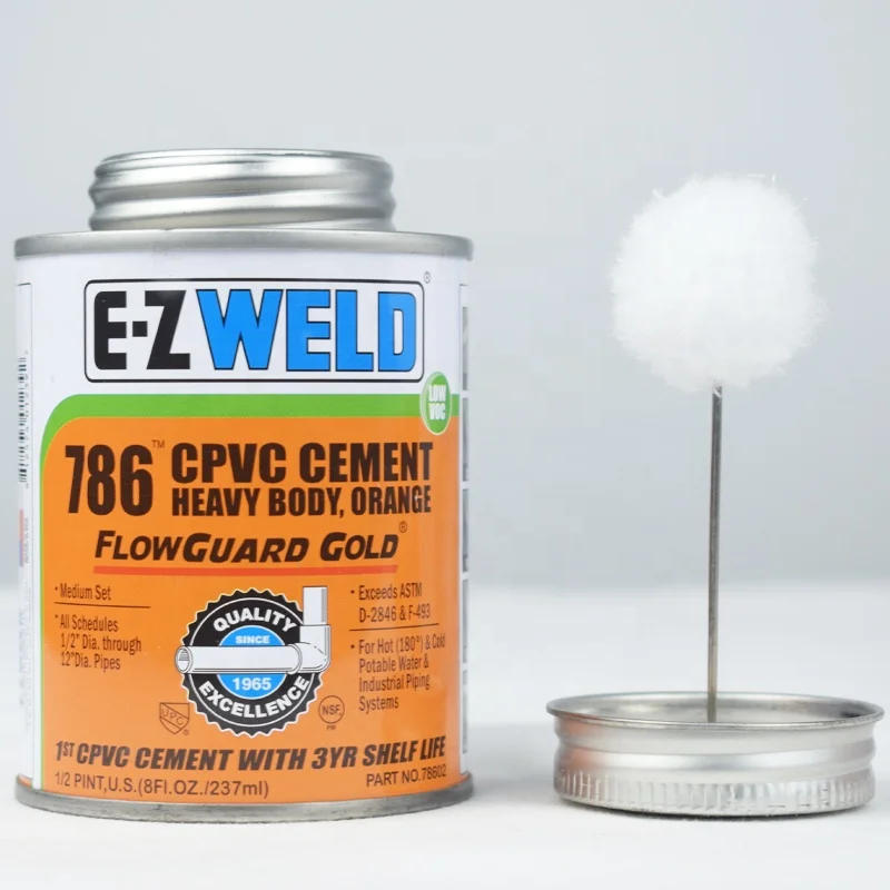 Cpvc Pipe Cement Usa Standard Glue Orangecpvc Pipe Cement Factory
