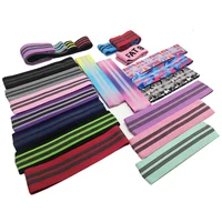 

Custom Logo Non Slip Fabric Resistance Bands Booty Bands Hip Bands for Legs and Butt