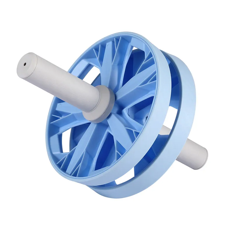 

Home Fitness Abdominal Workout Wheel Indoor Training Sports Abdominal Wheel Roller, Light blue