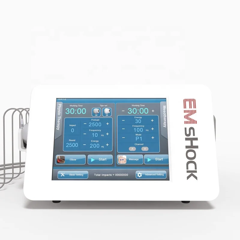

Newest electric ems muscle stimulator skockwave machine