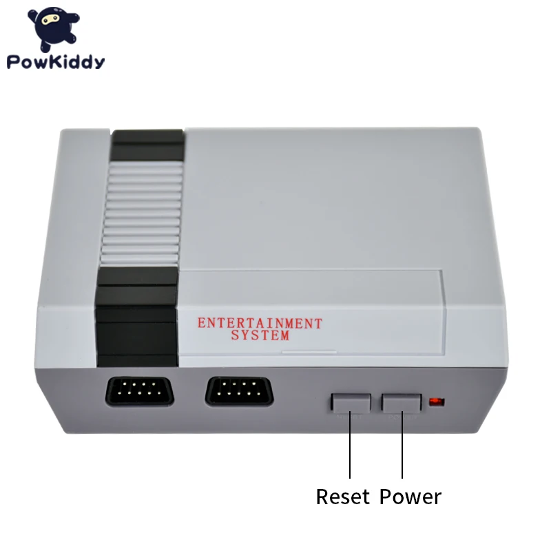 

Sunborn hd output Family Retro TV Game Console Double controller Built-in 621 8-bit game Children gifts 2 player games, Grey