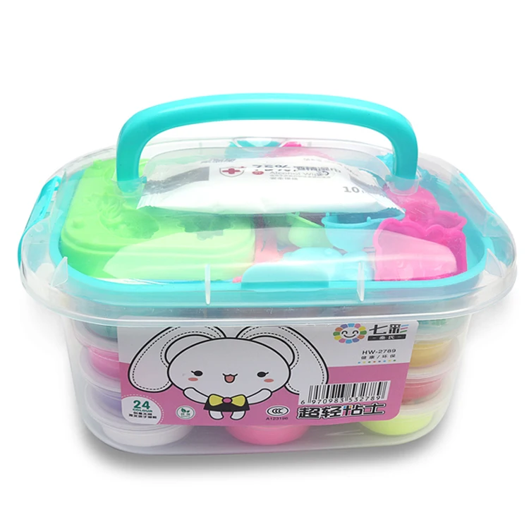

24 Colors Factory Wholesale Soft Modeling Popular Set Super Light Clay