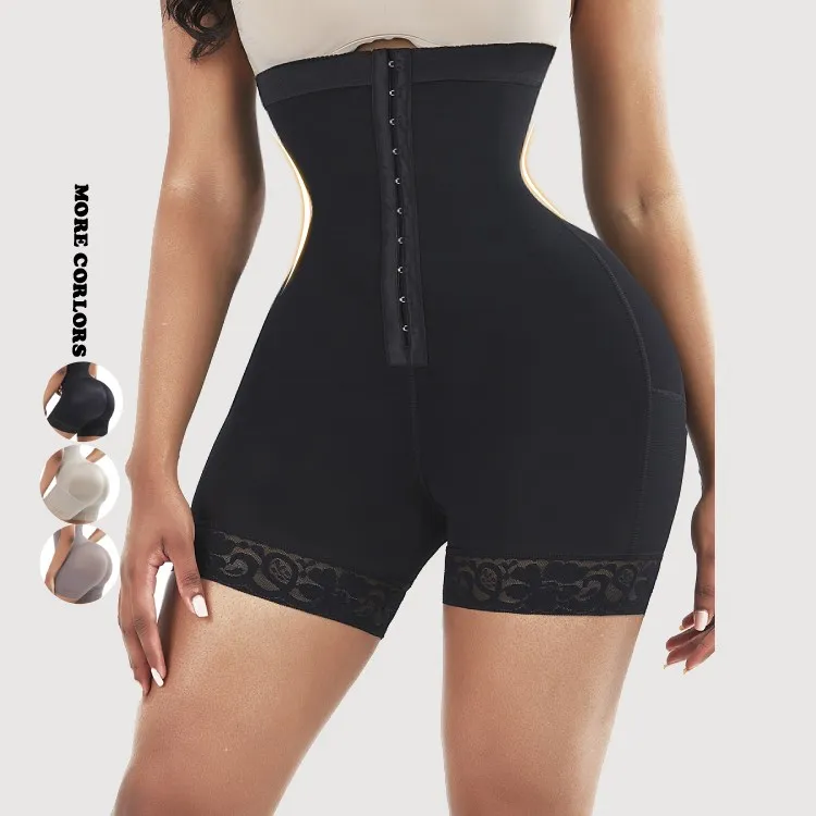 

Lover Beauty Black Zipper Side Vest Body Shaper Tummy Girdle Control Underbust Shapewear Women Slimming Underwear Bodysuit