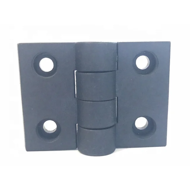Heavy-Duty 4545 Aluminum Profile Accessory High Strength Nylon Hinge for Kitchen Workshop Supermarket Doors