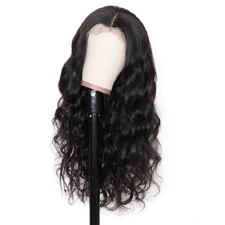 

Wholesale 150% Density Peruvian Human Hair 13x4 Frontal HD Lace Wigs , Top Quality Raw Virgin Cuticle Aligned Hair Wig